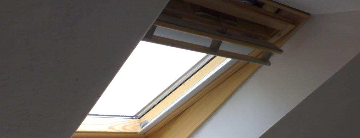 Pose de velux, fenêtre de toit, Luberon, Vaucluse