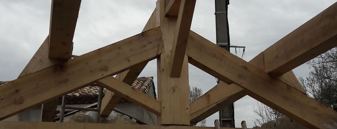 Remplacement, pose de charpentes, Luberon, Vaucluse