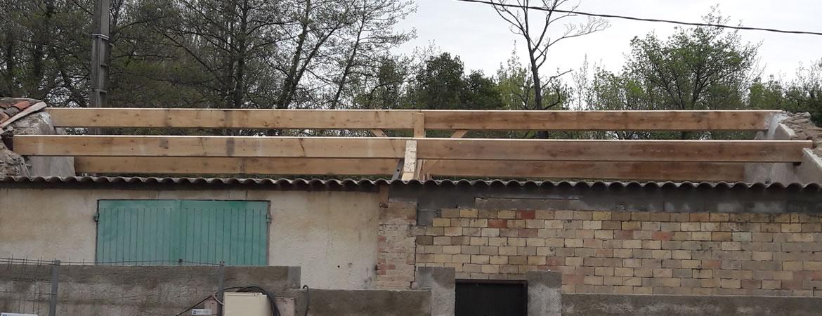 Remplacement, pose de charpentes, Luberon, Vaucluse