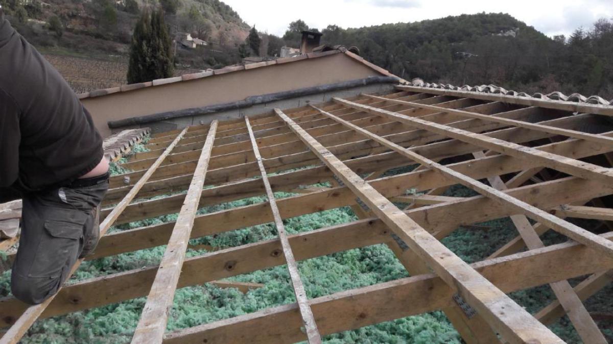 Isolation des combles, Luberon, Vaucluse